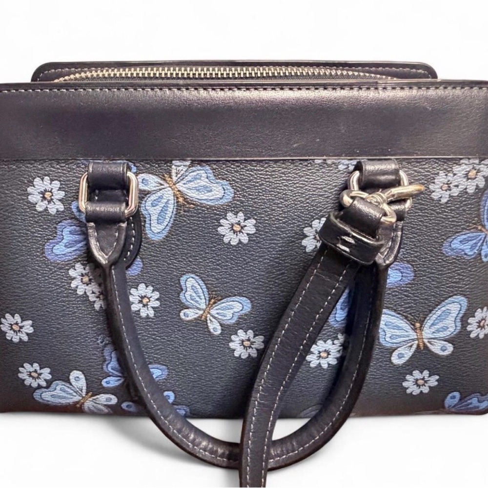 This bag is the Coach Darcie Carryall with Butterfly Print (Style No. CH212). - Picture 3 of 7